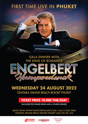 GALA DINNER WITH THE KING OF ROMANCE ENGELBERT HUMPERDINCK